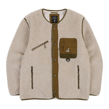 Retrocore fleece cardigan