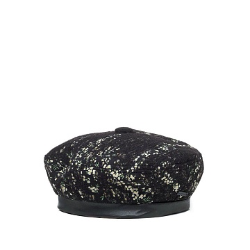 Needlepunch floral beret