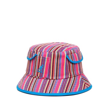 Multi color stripe bucket