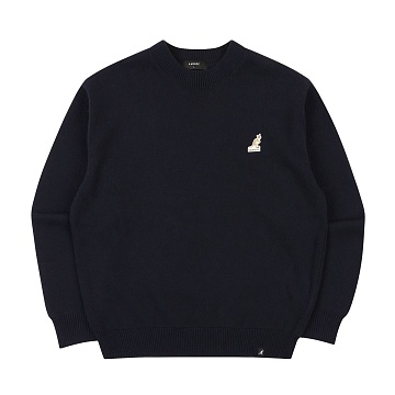 Logo patch sweater