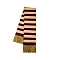 Превью №1 Шарф fuzzy stripe scarf