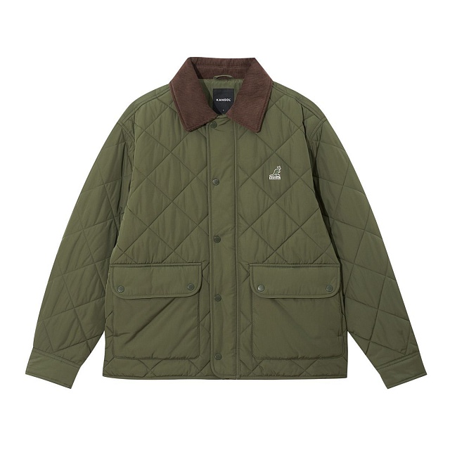 Corduroy collar q jacket