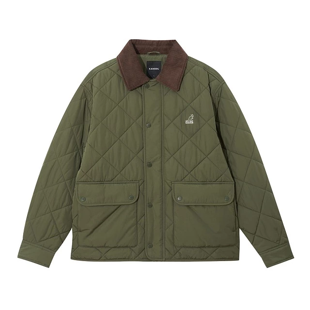 Corduroy collar q jacket