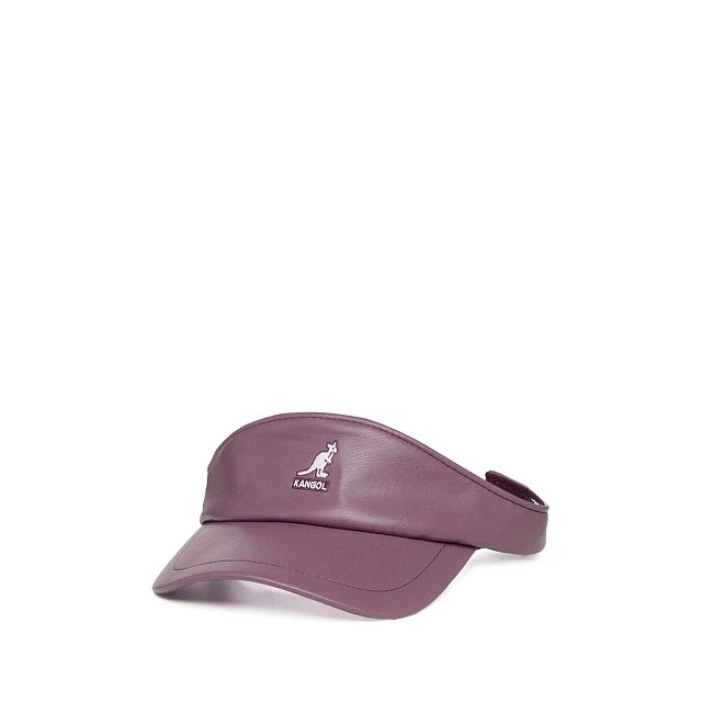 KANGOL faux leather visor