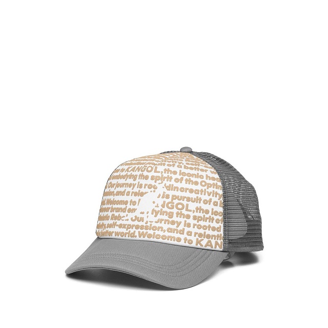 Fine print trucker