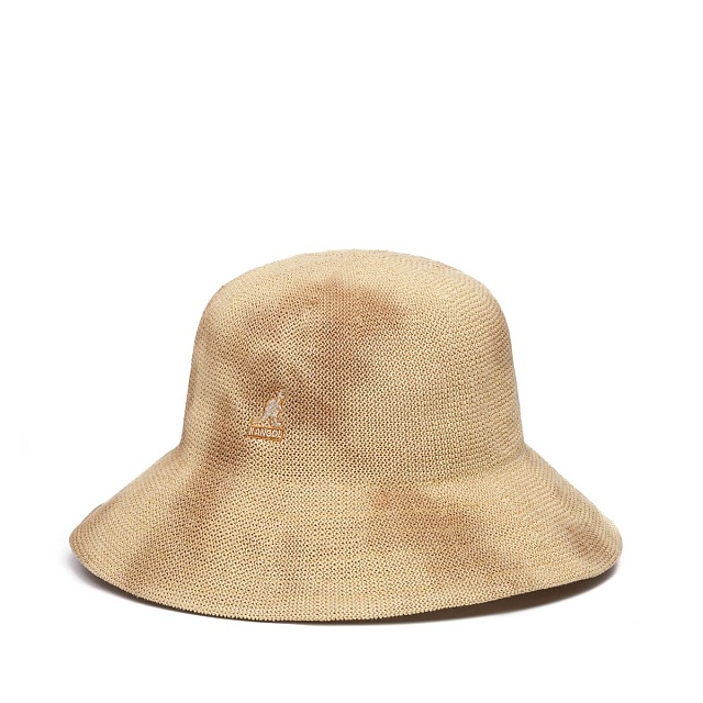 Tie dye knit sun hat