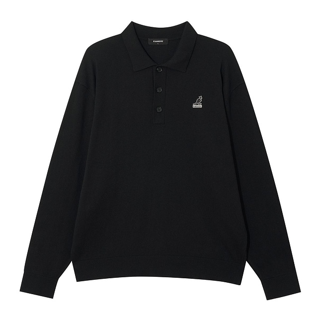 Basic collar knit