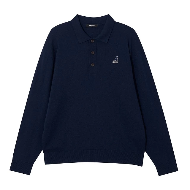 Basic collar knit