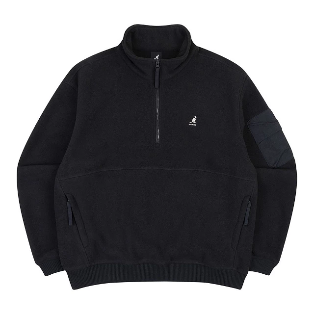 Microfleece half zip pullover