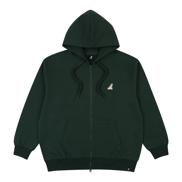 Logo patch zip-up