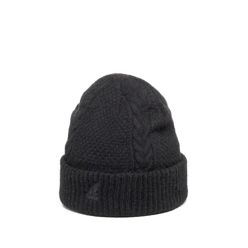 Wool cable beanie