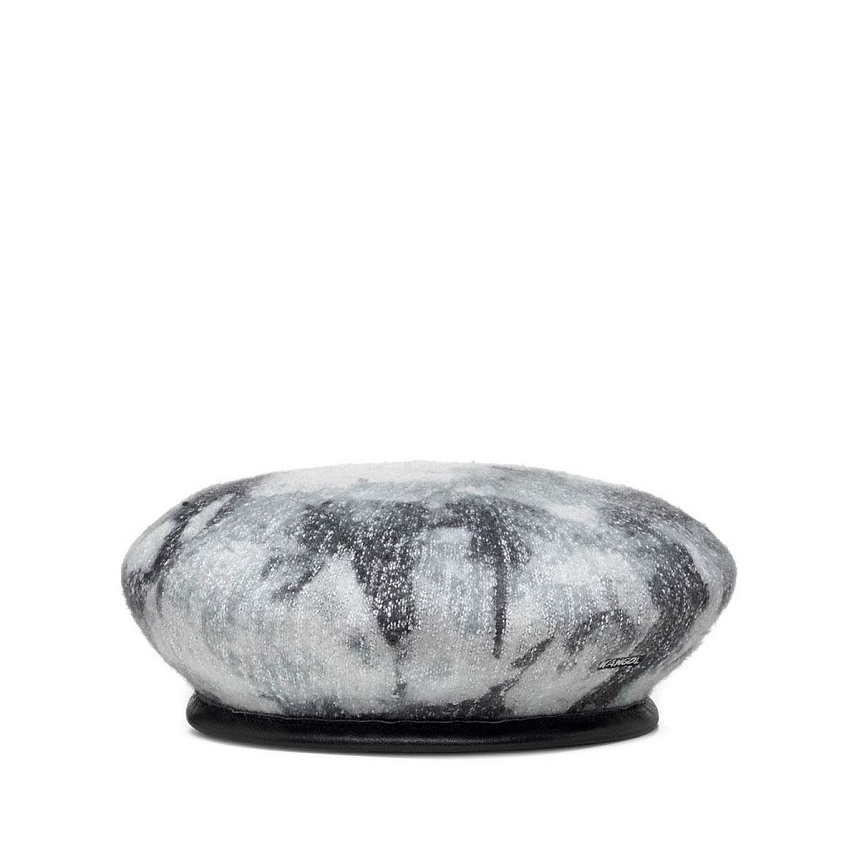 Heathered tie dye beret