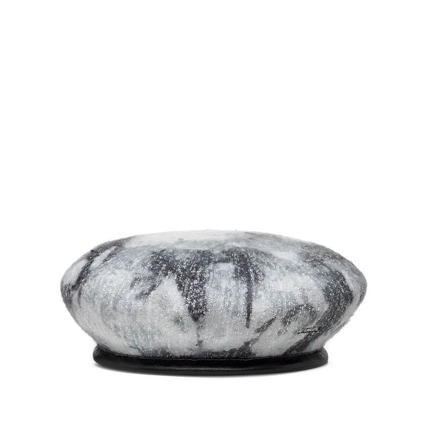 Heathered tie dye beret