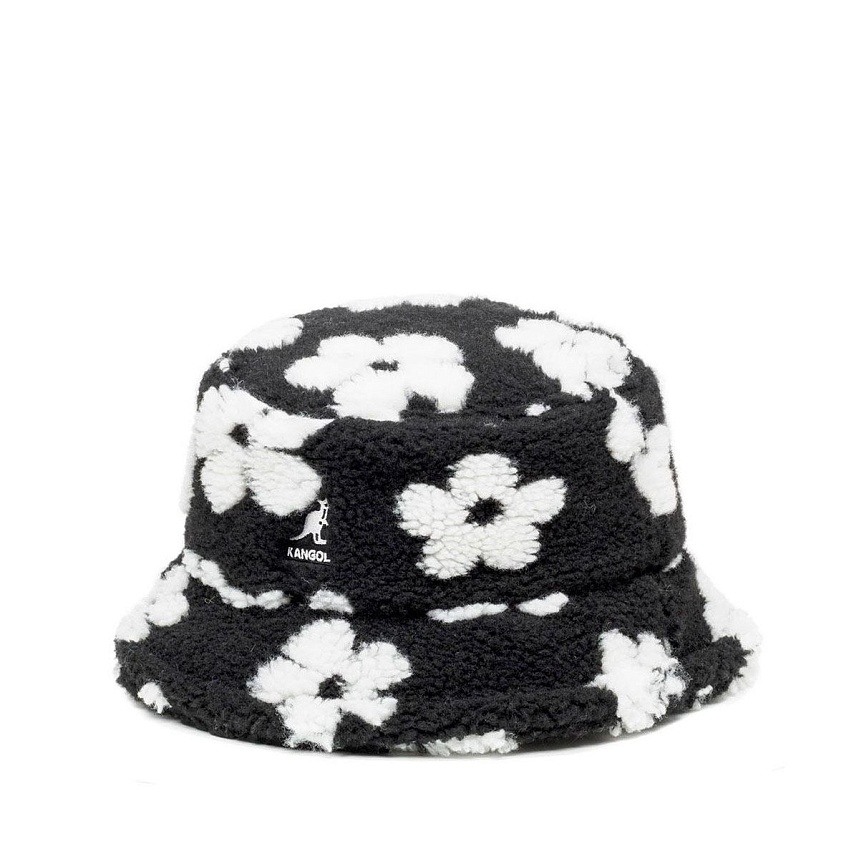 Floral fleece bucket
