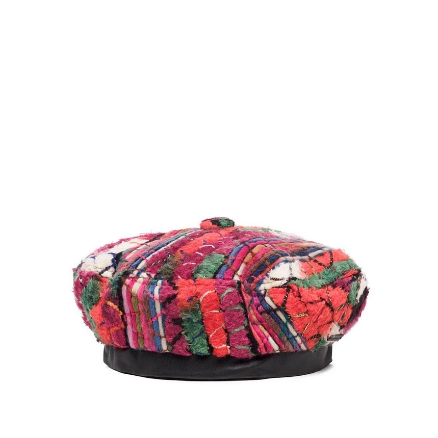 Wooly squiggle beret