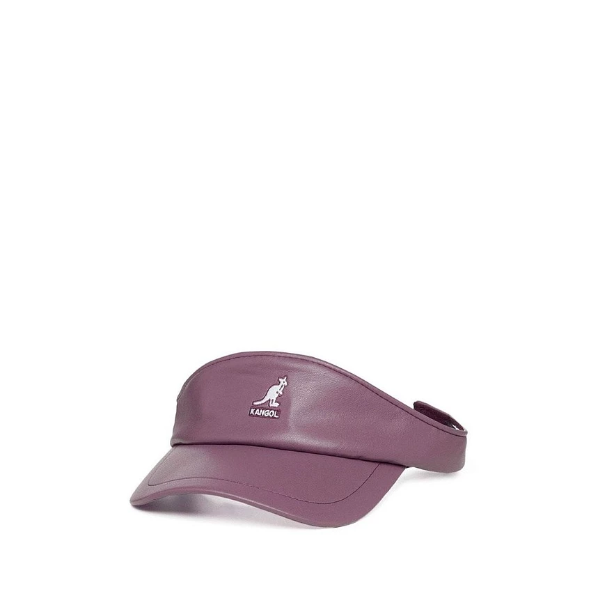 KANGOL faux leather visor