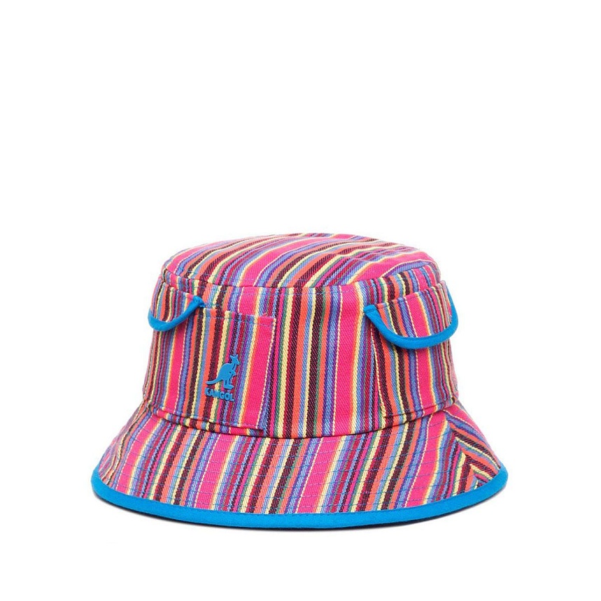 Multi color stripe bucket