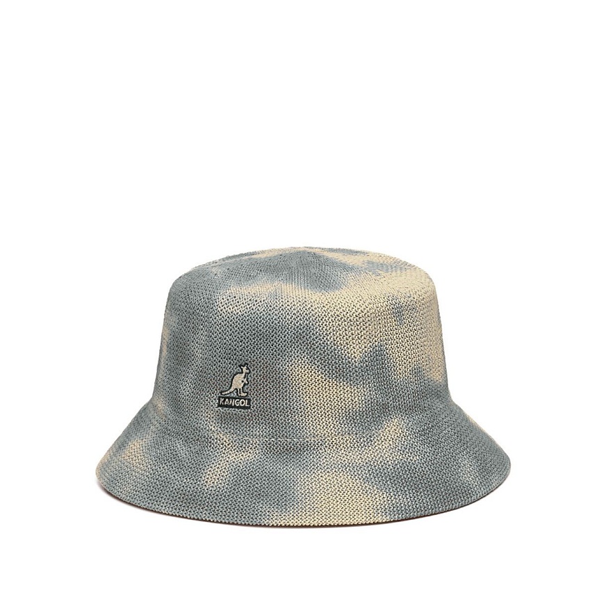Tie dye knit bucket