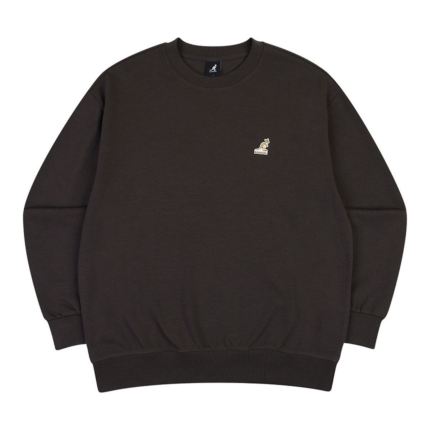 Logo patch sweatshirt
