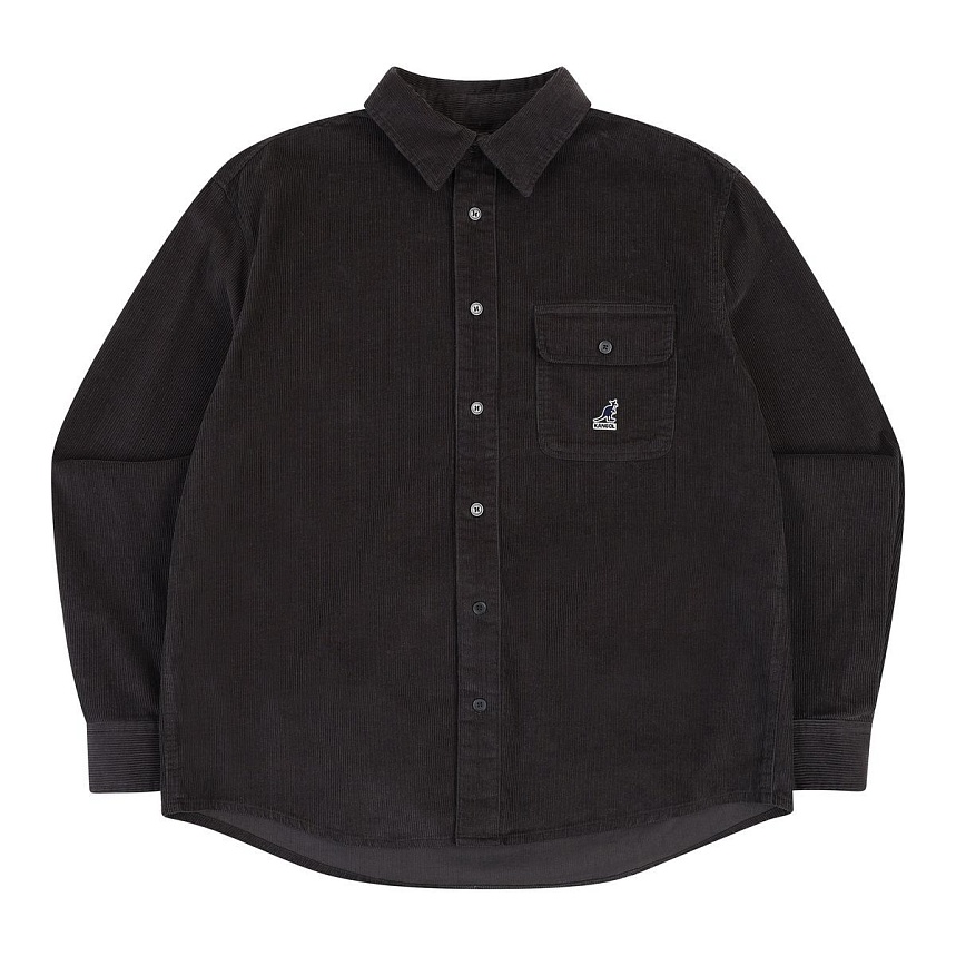 Classic logo corduroy shirt