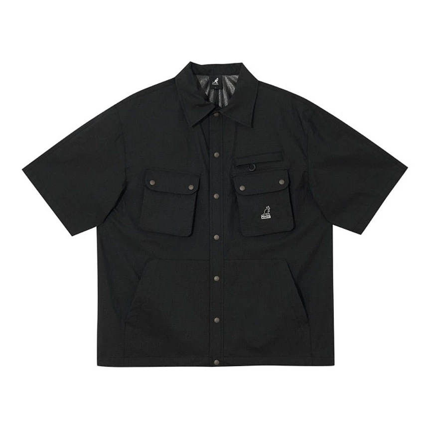 Oblique pocket shirt